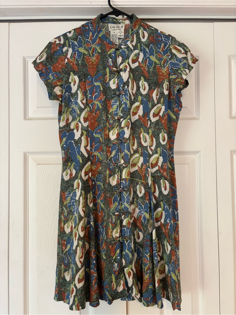 Kahala Vintage Button Front Dress M